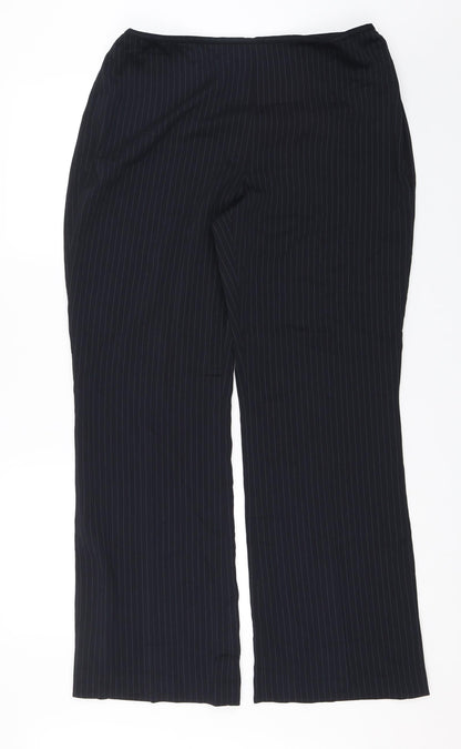 Womens UK Size 16 NEXT Regular Fit Dress Pants Blue Trousers