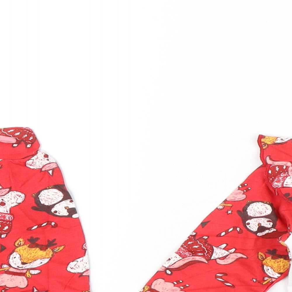 Studio Baby Baby Red   Trousers Set Outfit/Set Size 6-9 Months