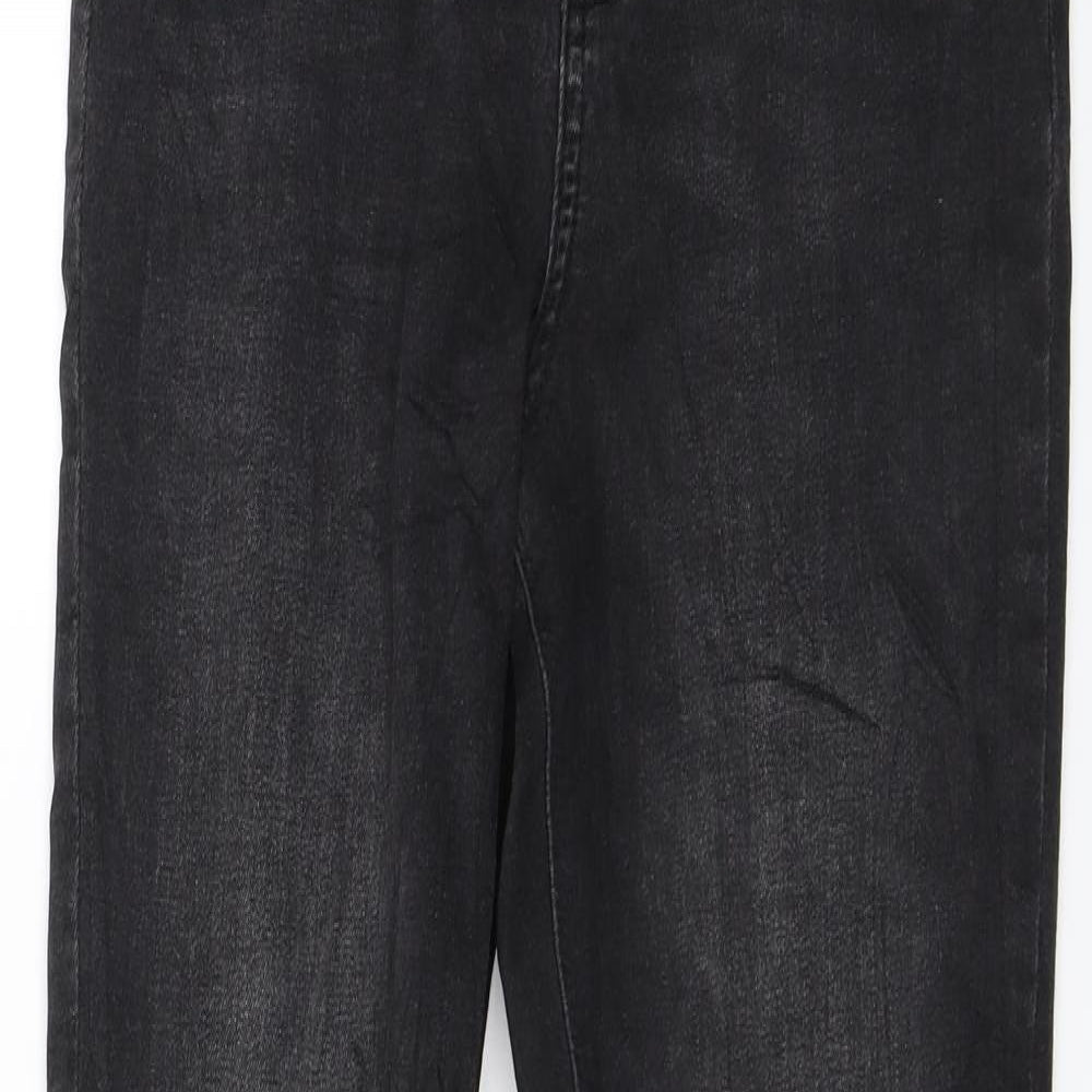 Denim & Co. Womens Black  Denim Skinny Jeans Size 10 L28 in