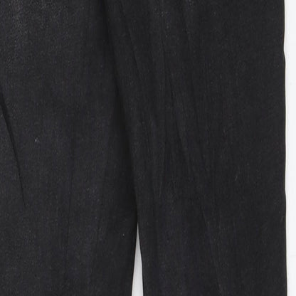 Denim & Co. Womens Black  Denim Skinny Jeans Size 10 L28 in