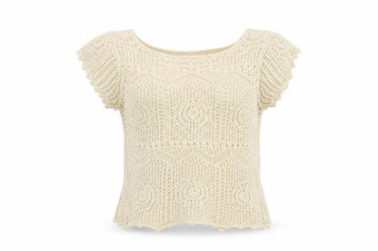 Womens UK Size M H&M Ivory Basic Blouse