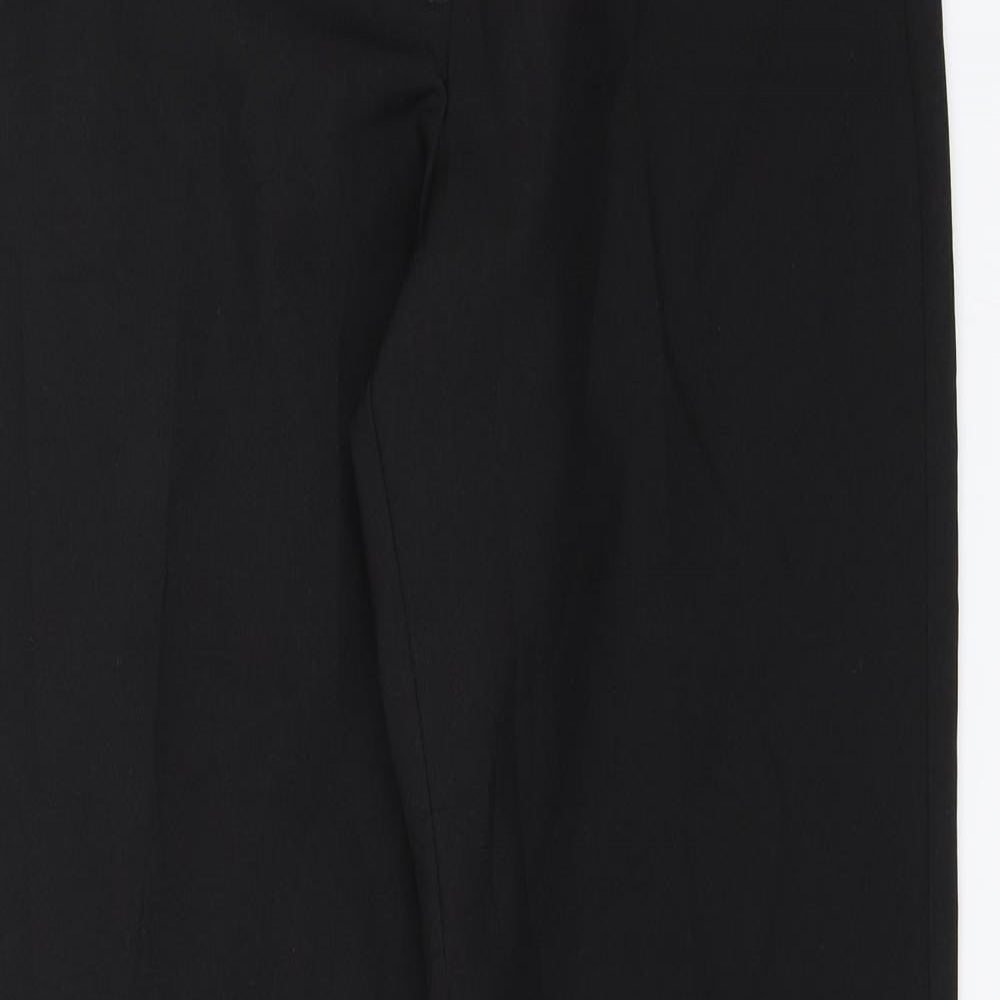 Avenue Womens Black   Dress Pants Trousers Size 10 L30 in