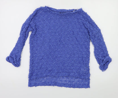 Womens UK Size 8 New Look Blue Pullover Jumper