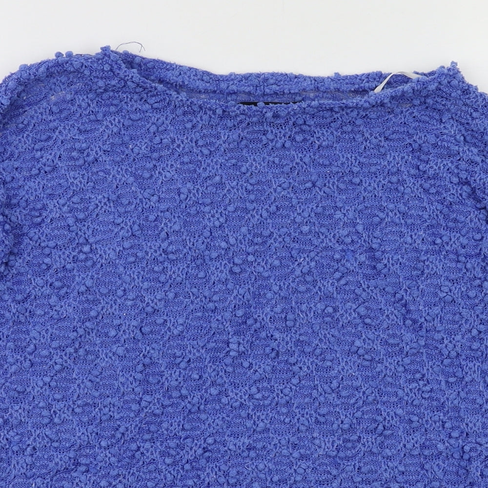 Womens UK Size 8 New Look Blue Pullover Jumper