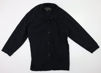 Womens UK Size XL French Connection Black Pea Coat