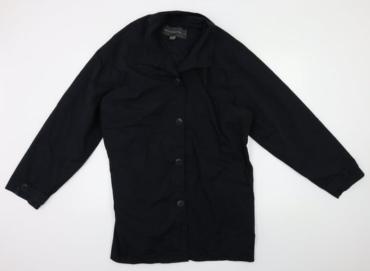 Womens UK Size XL French Connection Black Pea Coat