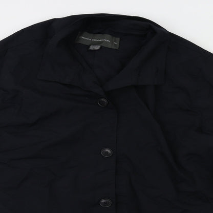 Womens UK Size XL French Connection Black Pea Coat