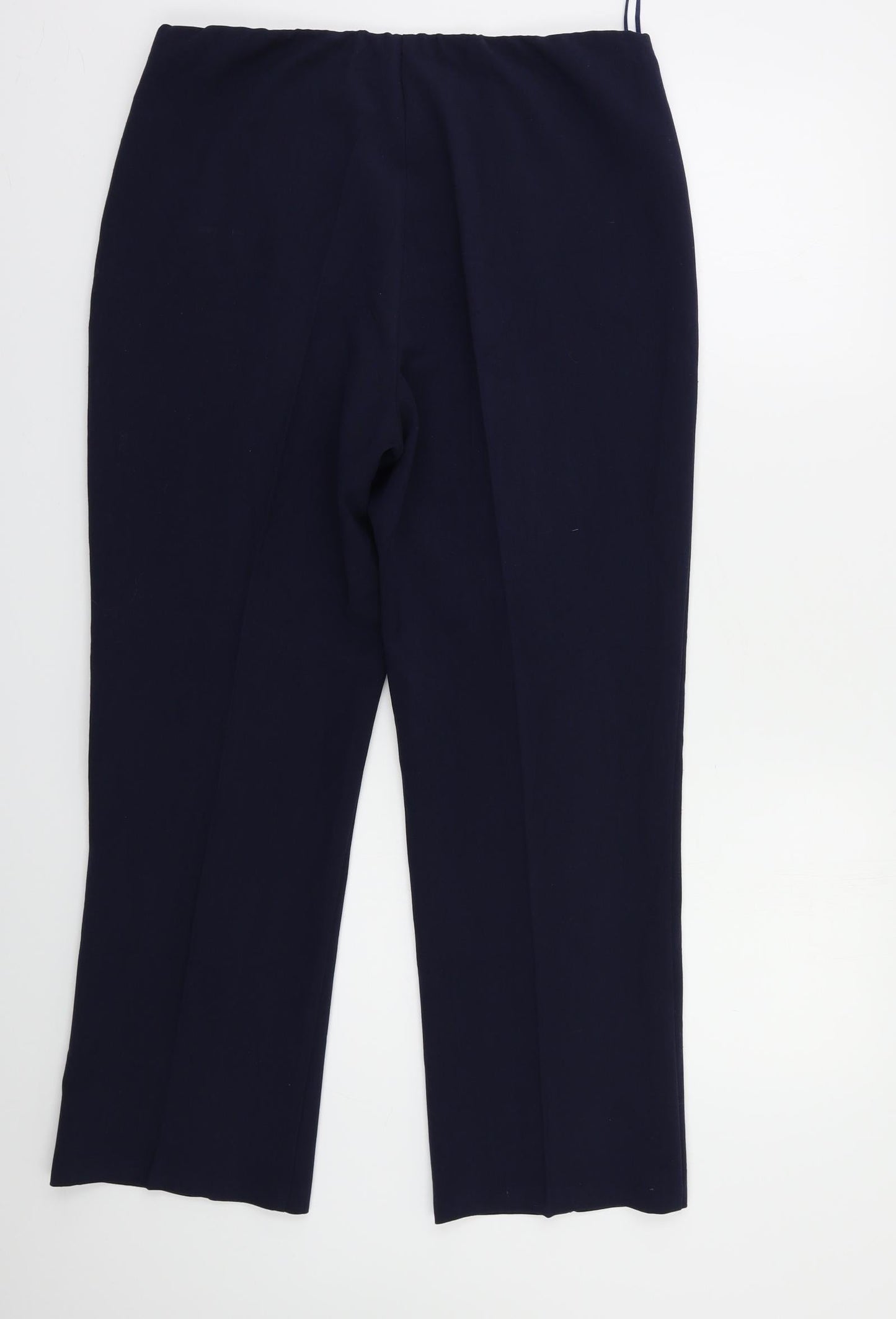 Anista Womens Blue   Trousers  Size 12 L25 in