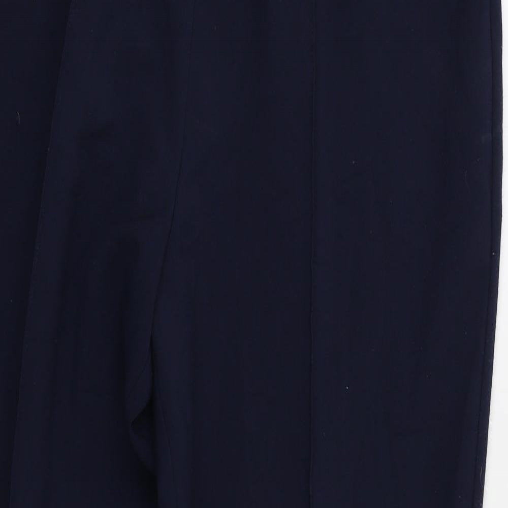 Anista Womens Blue   Trousers  Size 12 L25 in