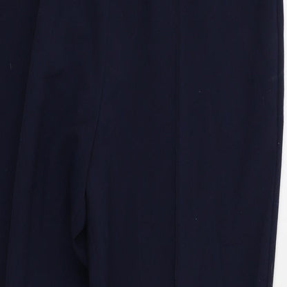 Anista Womens Blue   Trousers  Size 12 L25 in