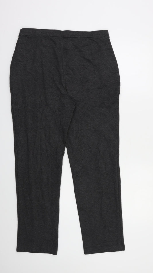 Womens UK Size 14 M&S Regular Fit Jegging Grey Trousers