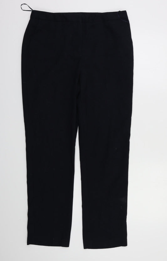 Womens UK Size 12 Papaya Regular Fit  Blue Trousers