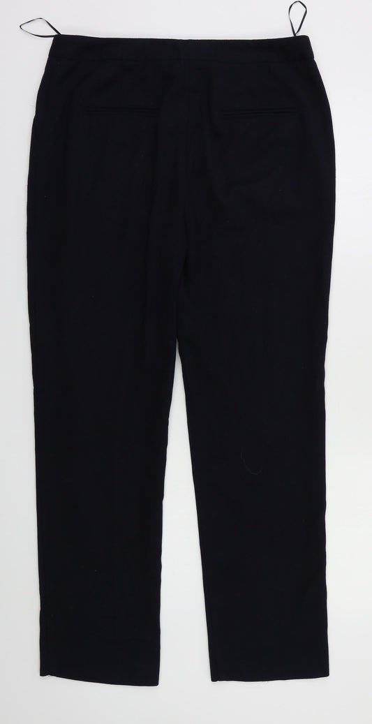 Womens UK Size 12 Papaya Regular Fit  Blue Trousers