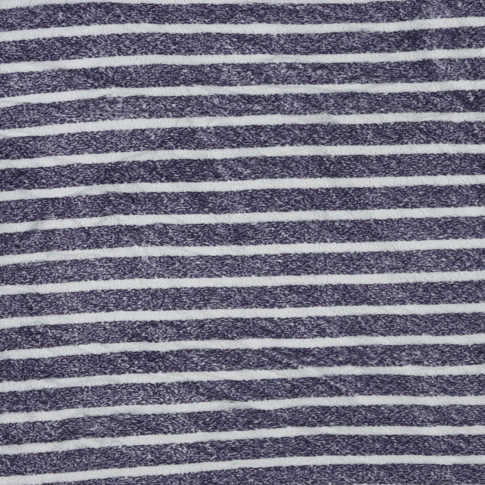 Hudson Bay Womens Blue Striped  Top Pyjama Top Size XL