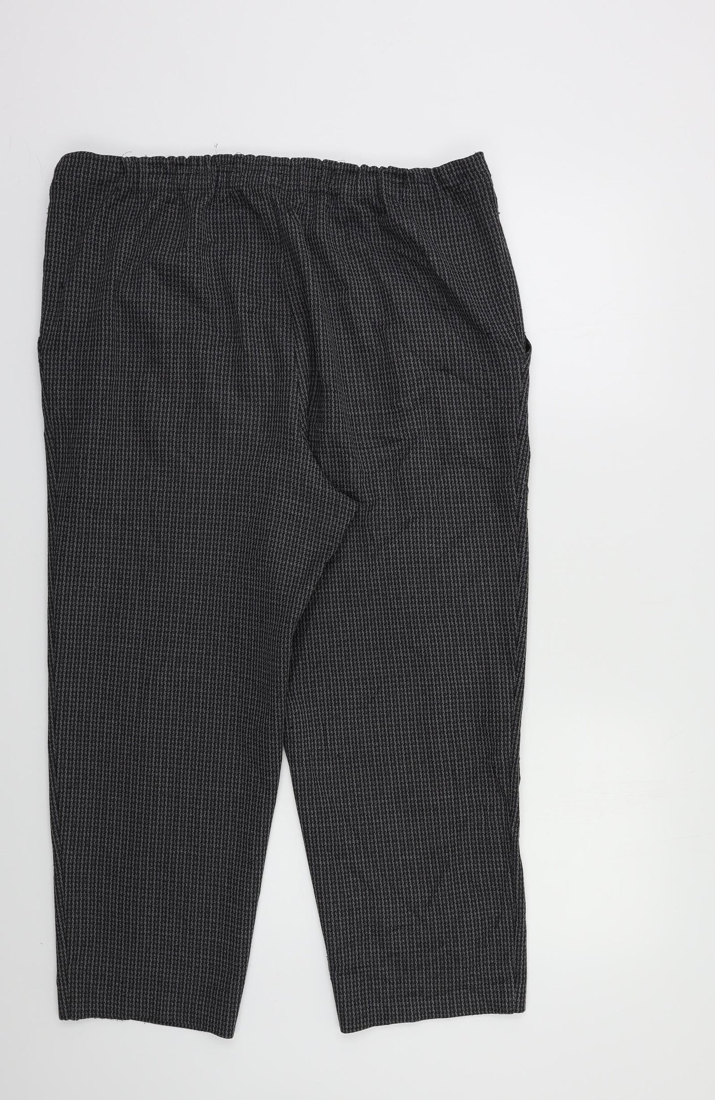 Womens UK Size 18 Preworn Regular Fit  Grey Trousers