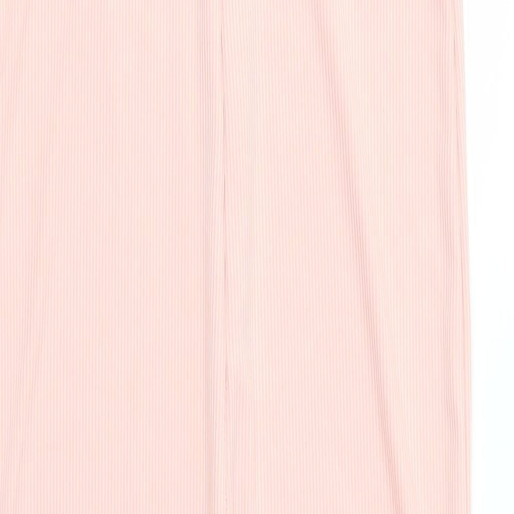 Giorgia Womens Pink Striped  Trousers One-Piece Size M