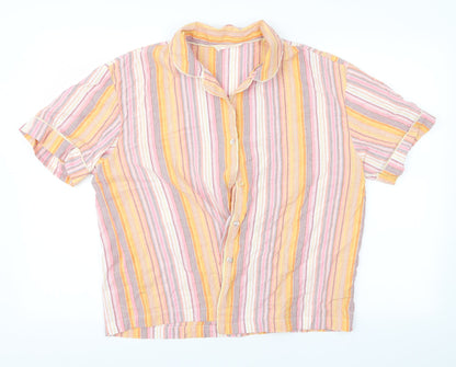 Womens UK Size  Day Dreams Multicoloured Basic Button-Up