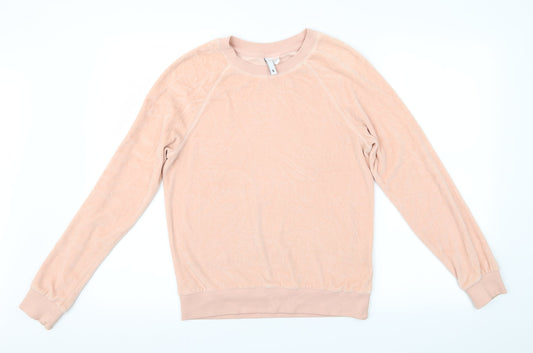 Womens UK Size S H&M Pink Pullover Jumper
