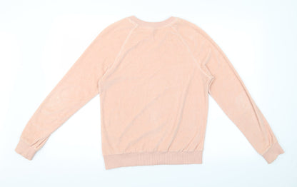 Womens UK Size S H&M Pink Pullover Jumper