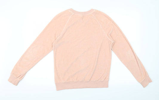 Womens UK Size S H&M Pink Pullover Jumper