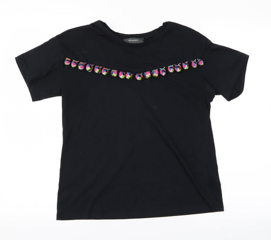 Primark Womens Black   Basic T-Shirt Size 4