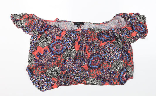 Primark Womens Multicoloured Paisley  Basic Blouse Size 14