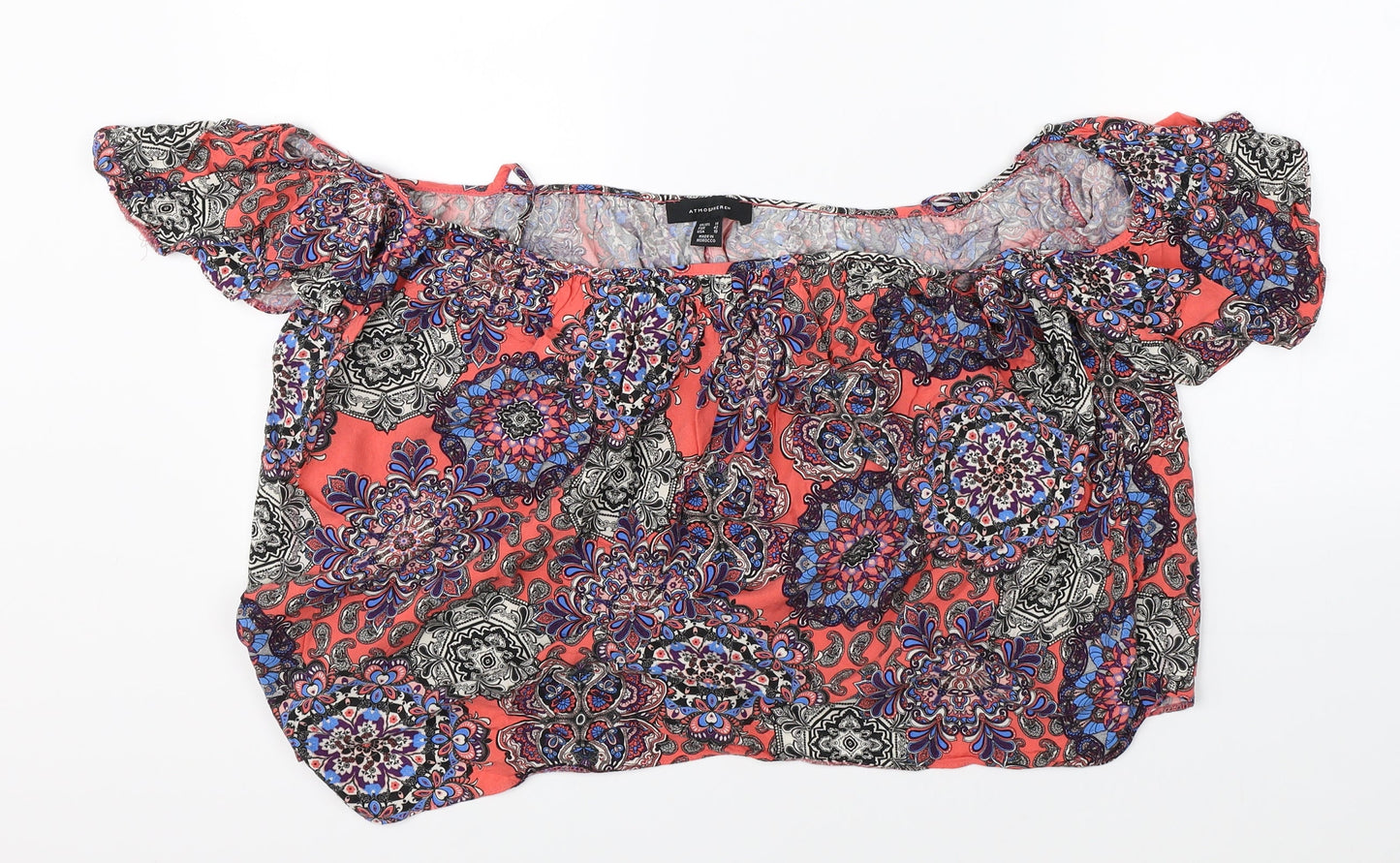 Primark Womens Multicoloured Paisley  Basic Blouse Size 14