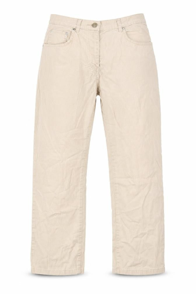 Womens UK Size 28 in Damart Regular Fit Cargo Beige Trousers