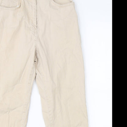 Womens UK Size 28 in Damart Regular Fit Cargo Beige Trousers