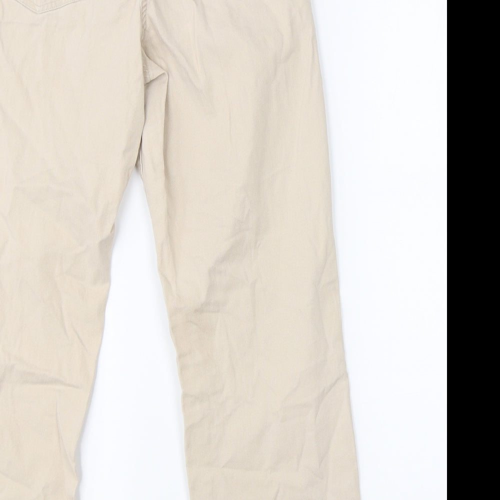 Womens UK Size 28 in Damart Regular Fit Cargo Beige Trousers