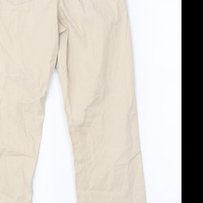 Womens UK Size 28 in Damart Regular Fit Cargo Beige Trousers