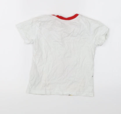 Disney Boys White   Basic T-Shirt Size 3 Years  - disney paris mickey mouse