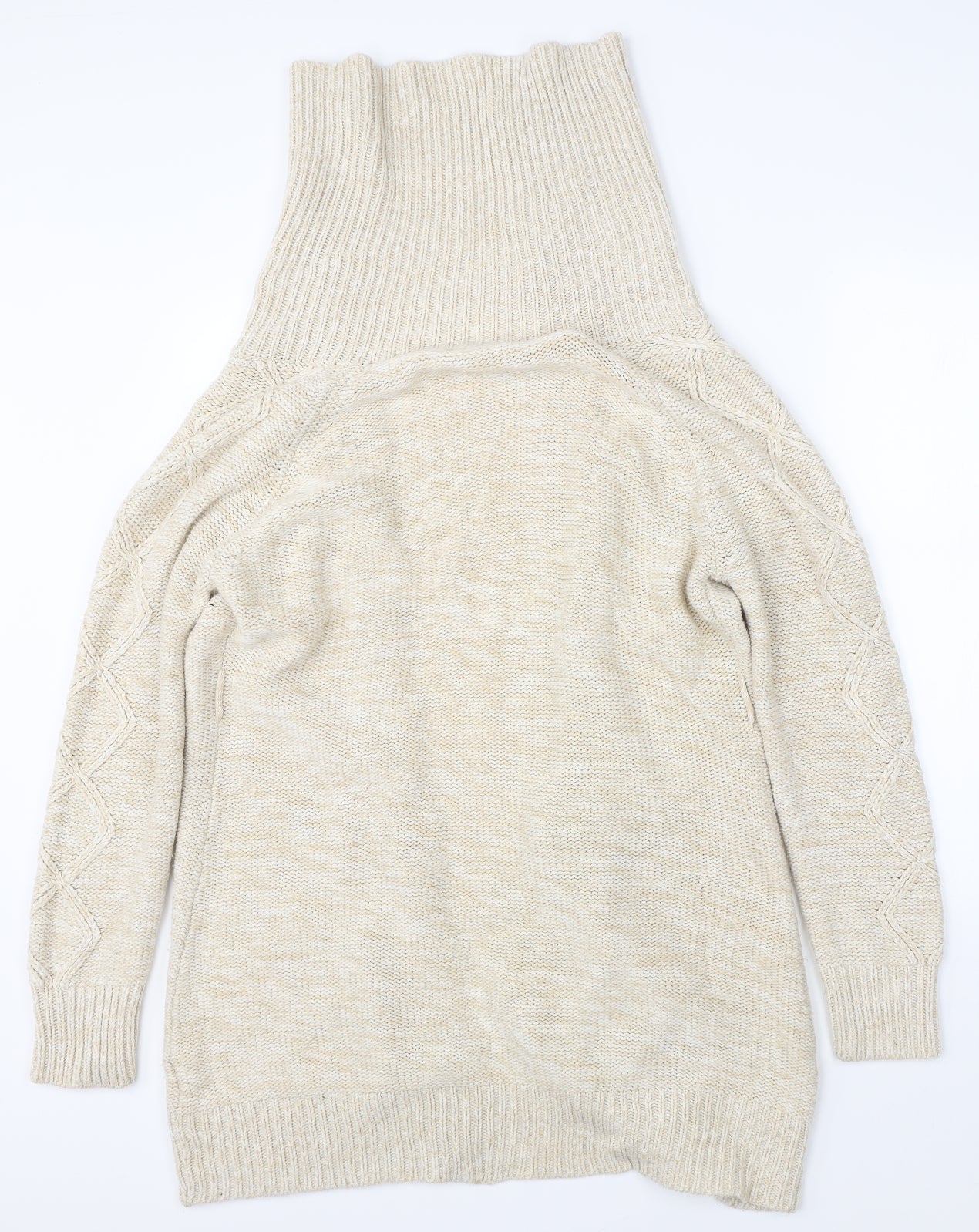 Ad Woman Womens Beige   Cardigan Jumper Size L