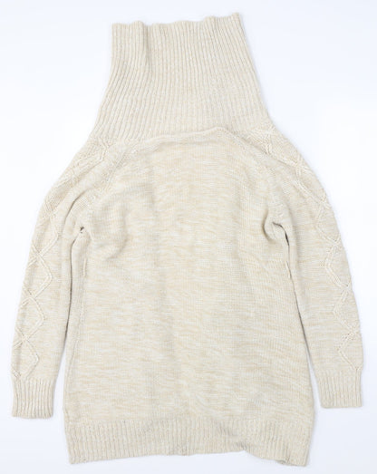 Ad Woman Womens Beige   Cardigan Jumper Size L