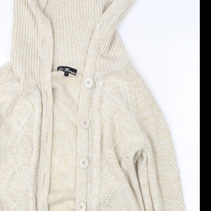 Ad Woman Womens Beige   Cardigan Jumper Size L