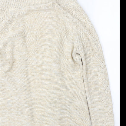 Ad Woman Womens Beige   Cardigan Jumper Size L