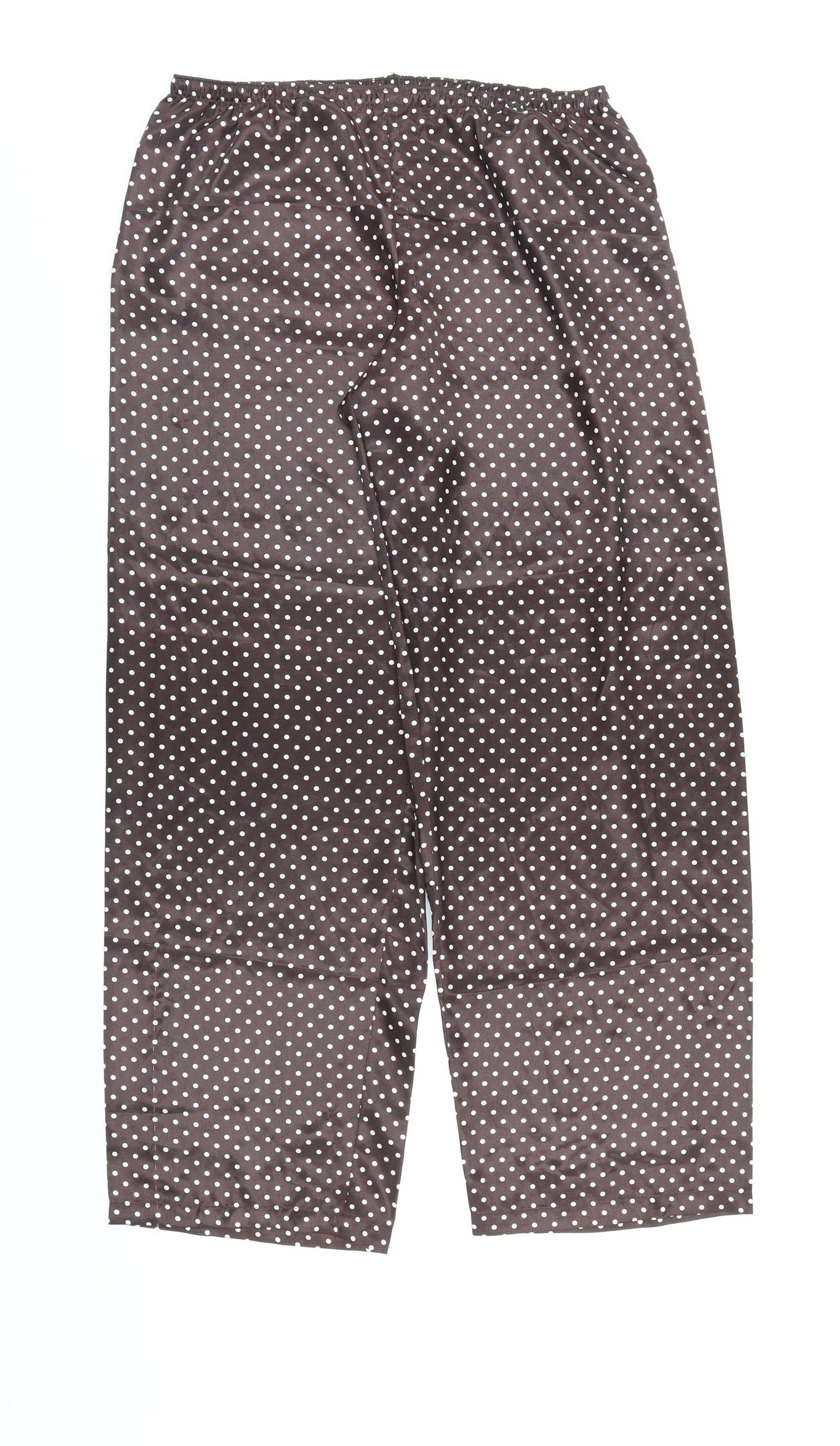 Womens UK Size 12 Preworn Regular Fit  Brown Trousers