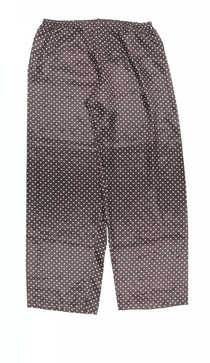 Womens UK Size 12 Preworn Regular Fit  Brown Trousers