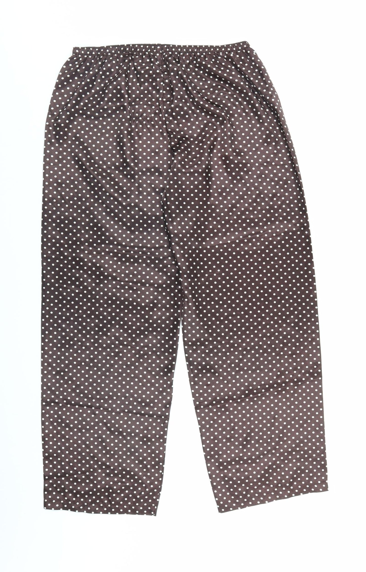 Womens UK Size 12 Preworn Regular Fit  Brown Trousers