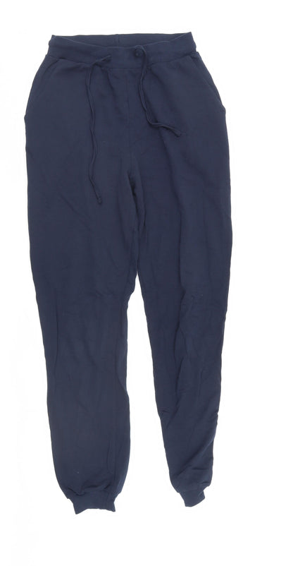 Womens UK Size 6 ASOS Regular Fit Sweatpants Blue Trousers