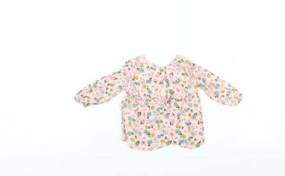 Primark Girls Pink Floral  Shift  Size 6-9 Months