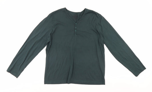 Burton Mens Green   Henley Jumper Size XL