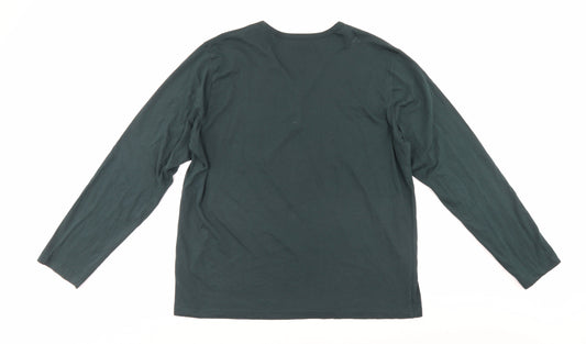 Burton Mens Green   Henley Jumper Size XL