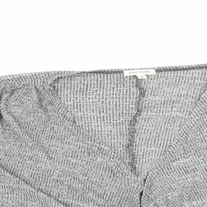 River Island Womens Grey   Pullover Jumper Size 8