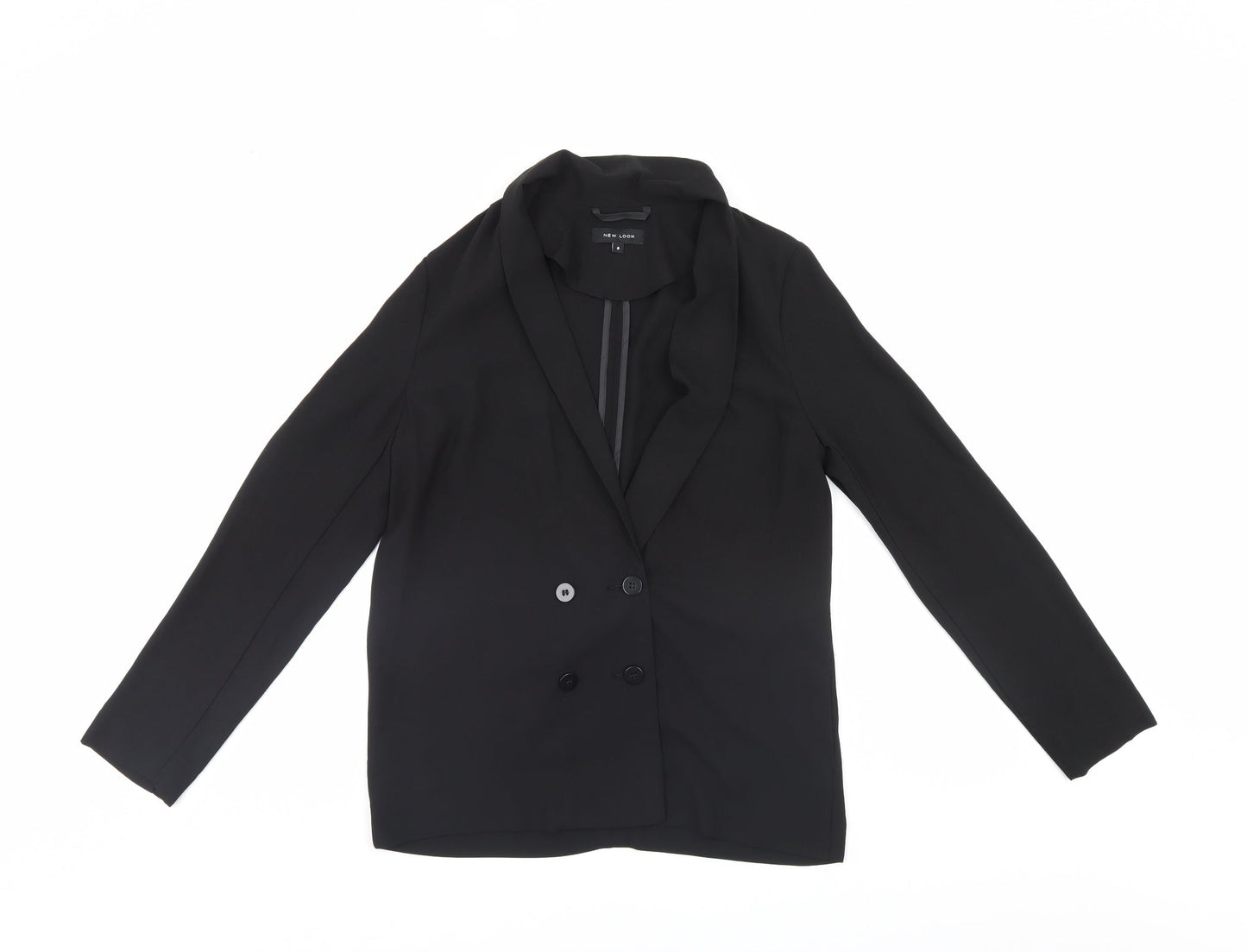 New Look Womens Black   Jacket Blazer Size 8