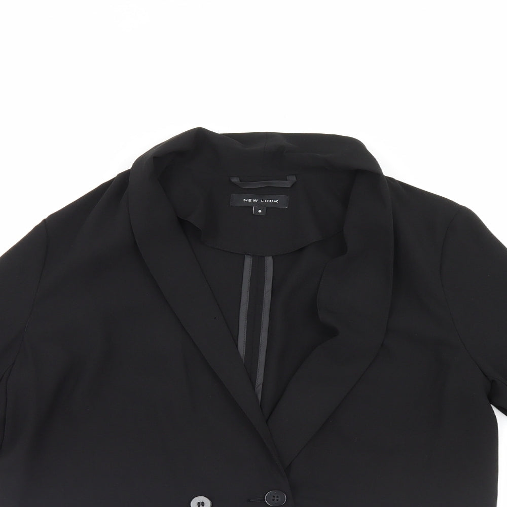 New Look Womens Black   Jacket Blazer Size 8