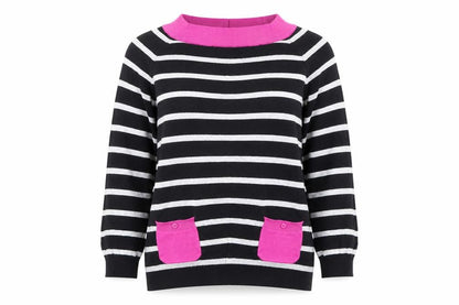 Womens UK Size 10 M&Co Multicoloured Pullover Jumper