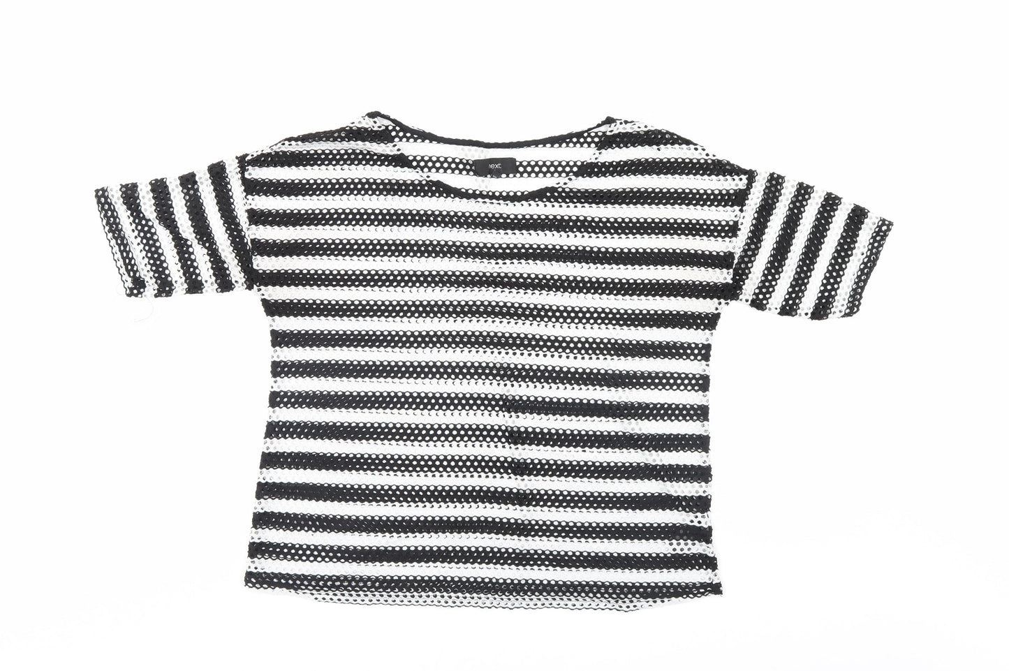 Womens UK Size 12 NEXT Black Basic T-Shirt