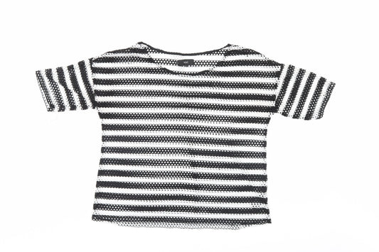 Womens UK Size 12 NEXT Black Basic T-Shirt