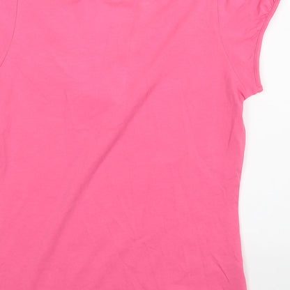 Papaya Womens Pink   Basic Blouse Size 14